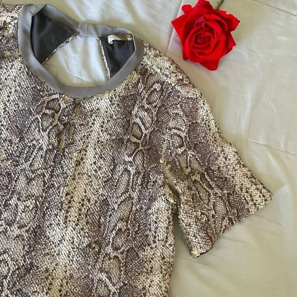 Ramy Brook snake sequin top - Picture 6 of 11